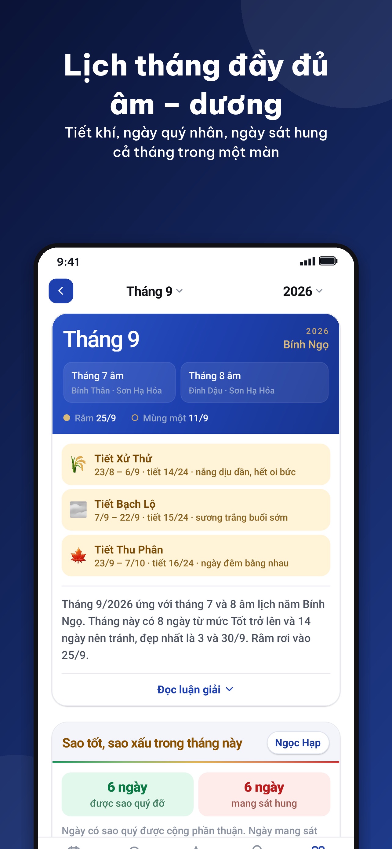 Screenshot 4 of Lịch âm dương - Lịch Việt