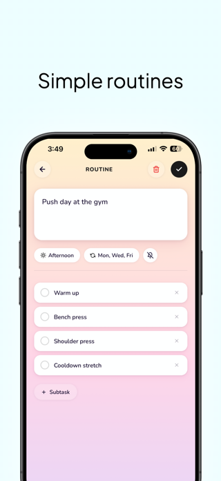Midnight: Todo List & Planner Screenshot 3 of 3