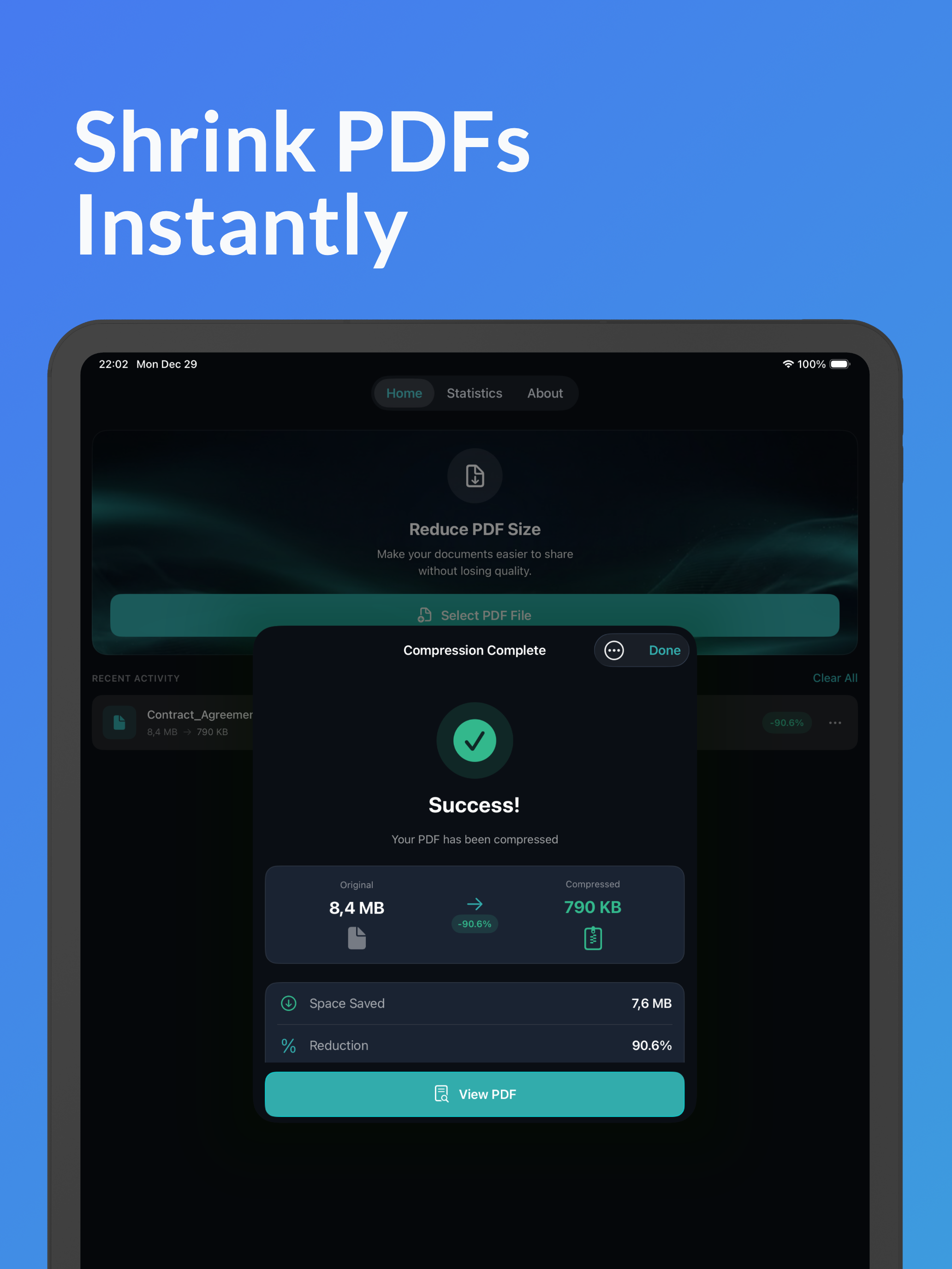 Mino - PDF Compressor & Merger screenshot 8