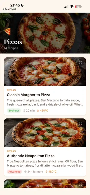 Pizza Oven Recipes screenshot 2