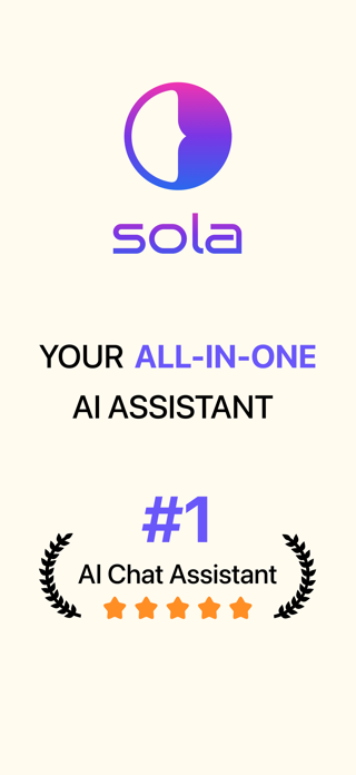 Sola - AI Chat Assistant Screenshot 1 of 9
