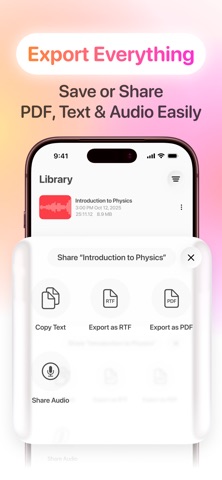 AI Lecture Note Taker Screenshot 7 of 7
