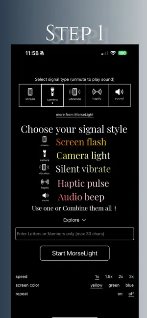 MorseLight Pro screenshot 3