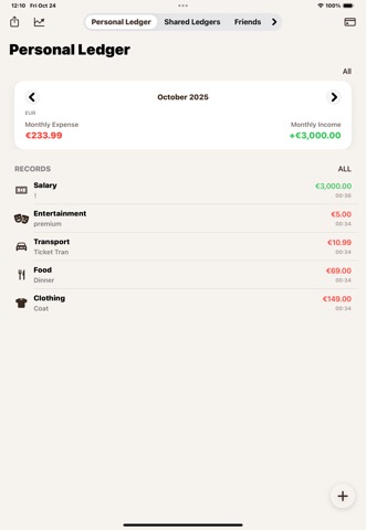 KuaiJi iPad screenshot
