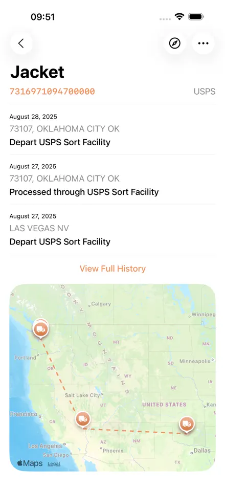 Parcel screenshot 2