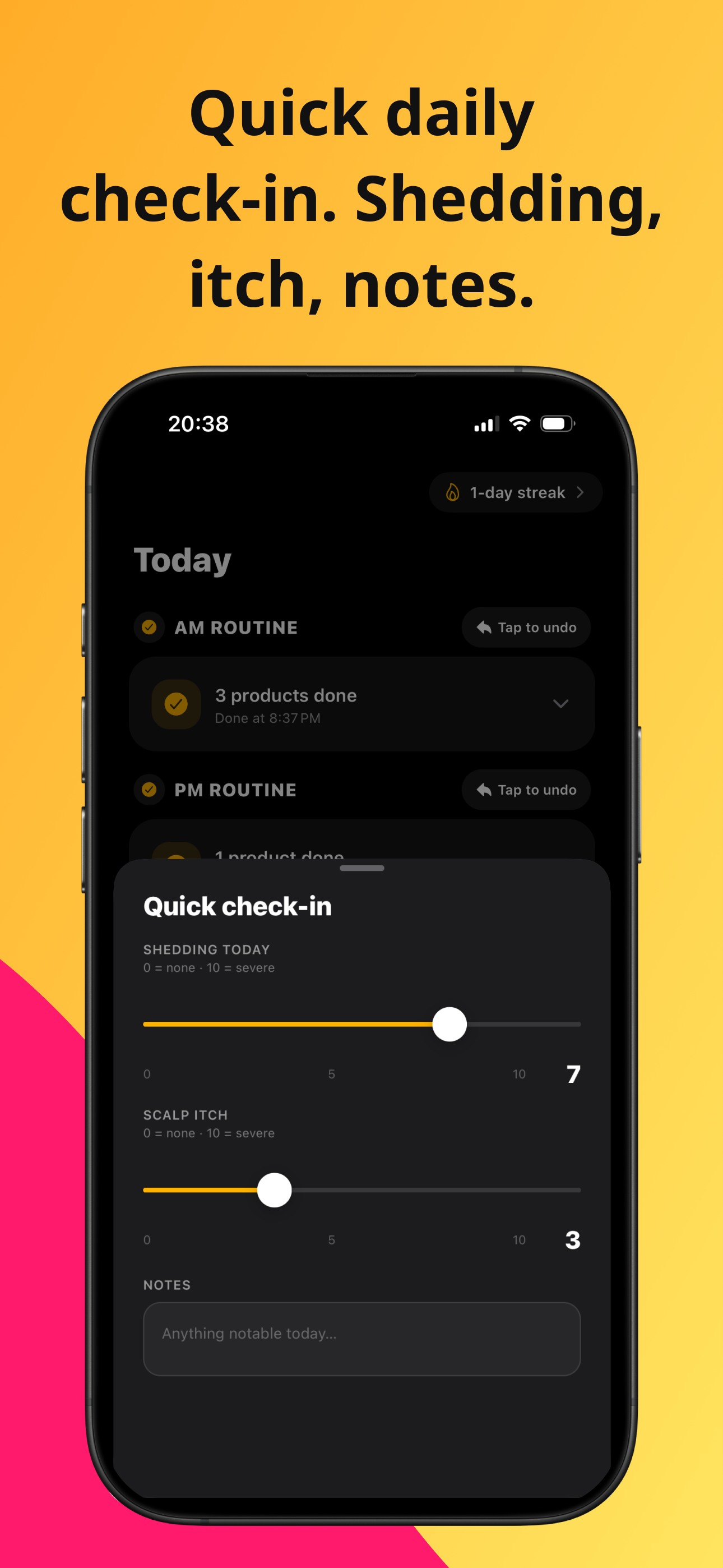 Follicle: Hair Loss & Tracker screenshot 4