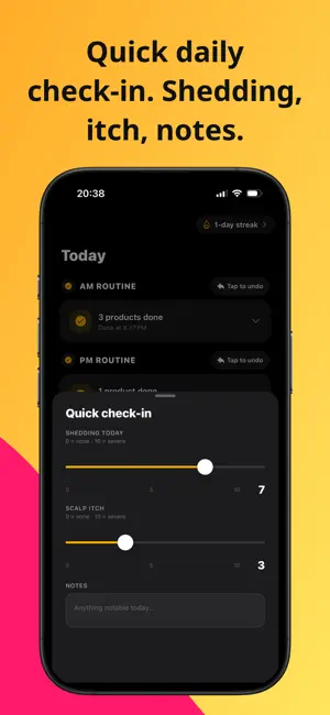 Follicle: Hair Loss & Tracker screenshot 4