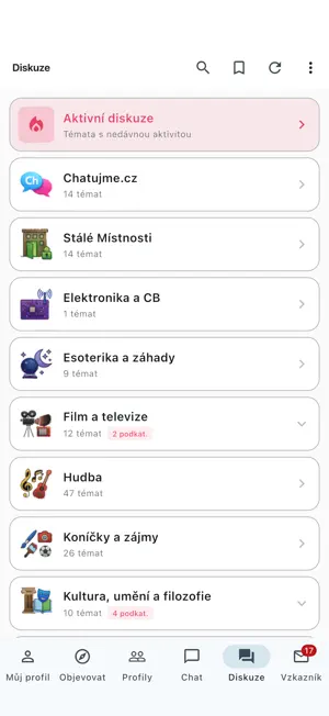 Chatujme.cz screenshot 4