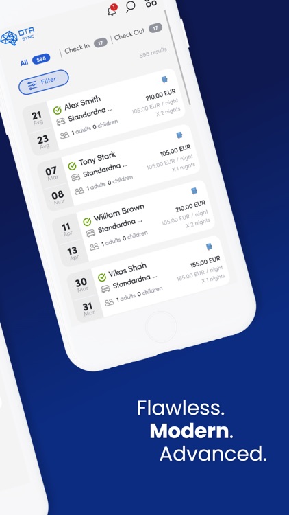Mobile Hotel PMS by OTA Sync