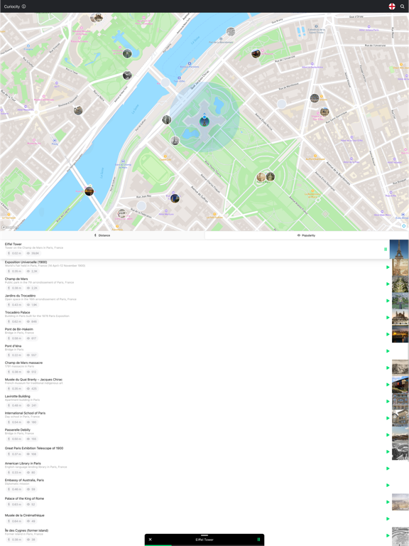 Screenshot #5 pour Curiocity (Touristic guide)