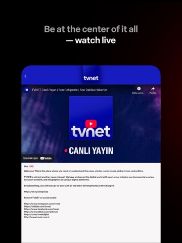Yeni Şafak English iPad screenshot
