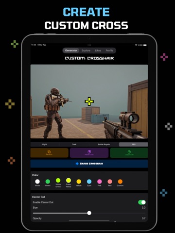 Custom Crosshair iPad screenshot
