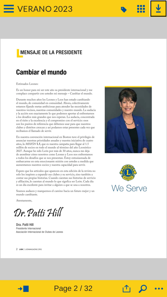 #3. LION en Español (iOS) 由: The International Association of Lions Clubs