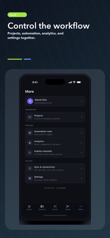From Source: AI Social Posts iPhone screenshot