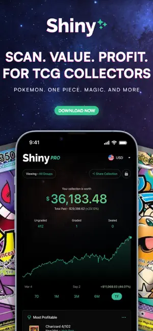 Shiny - Card Scanner App iPhone screenshot 1