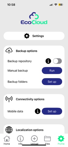 EcoCloud. Screenshot 5 of 5