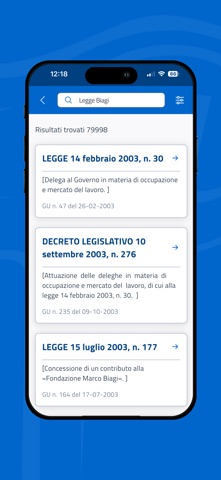 Normattiva iPhone screenshot 2