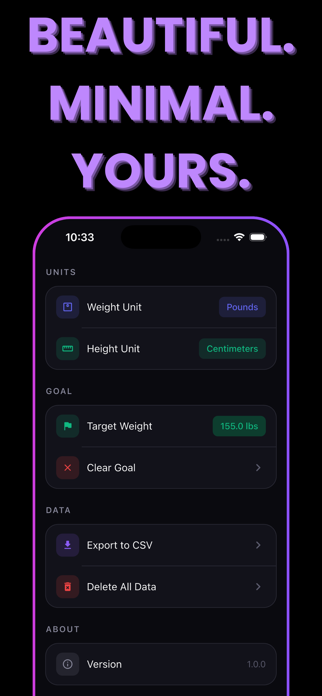 Weight Tracker: Weighy Screenshot 8 of 8