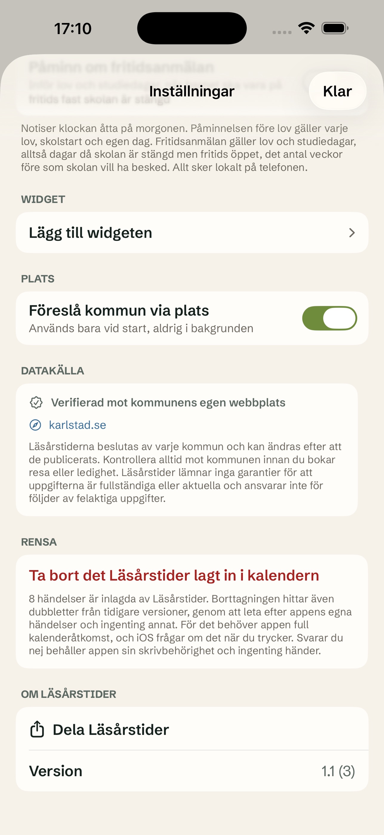 Screenshot 9 of Läsårstider: alla skollov