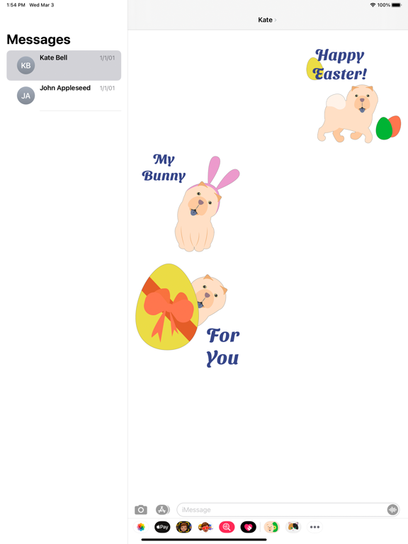 Screenshot #5 pour Easter Stickers Chow Chow