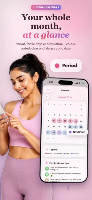 Period Tracker & Cycle: Vinca screenshot 2