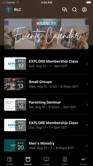 RLC App screenshot 2