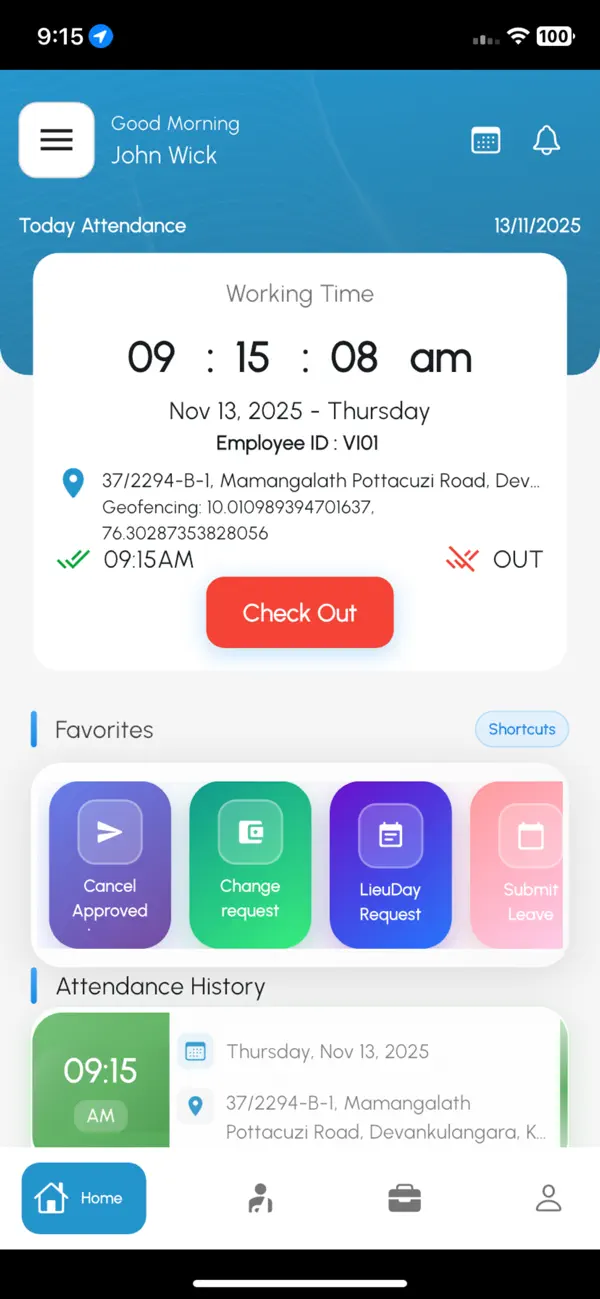Screenshot #1 pour ZETA HRMS