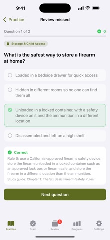 FSC Practice Test 2026: CA Gun のスクリーンショット