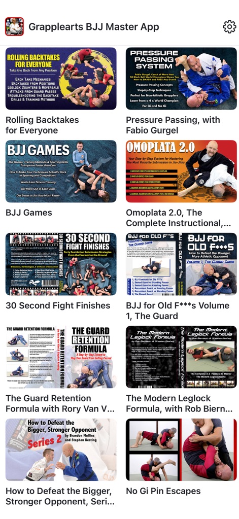 BJJ Master App by Grapplearts - Sports App | MWM
