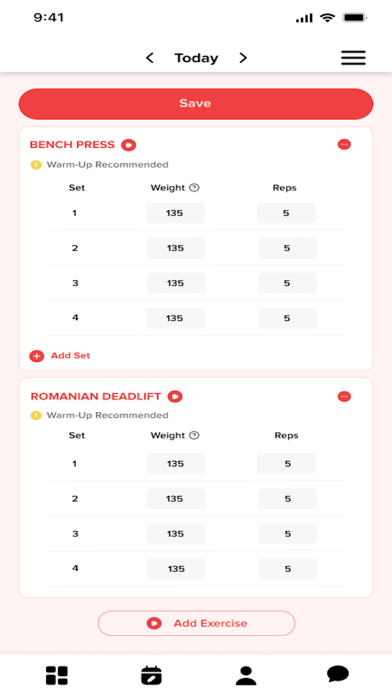 ProGram Workouts iPhone screenshot 3 - Health & Fitness app