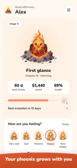 Rise - Your Sobriety Companion screenshot 1