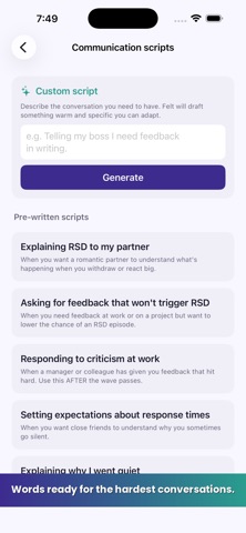 Felt: Rejection Sensitivity Screenshot 8 of 8