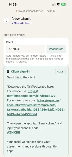 TalkToAlba screenshot 3