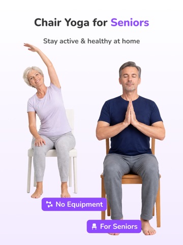 Chair Yoga for Seniors ChairOn iPad screenshot