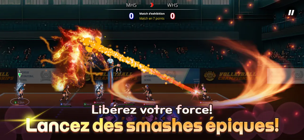 Volley Girls: Volleyball SPIKE Hack screenshot 3 - iOS game interface
