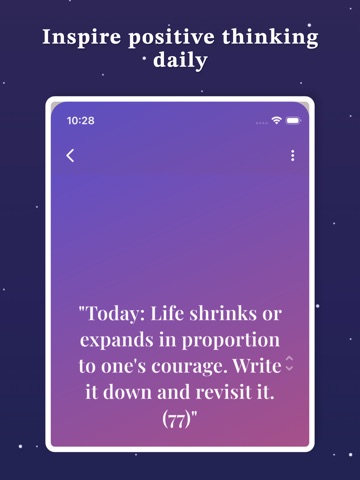 Positive Life Quote Daily iPad screenshot