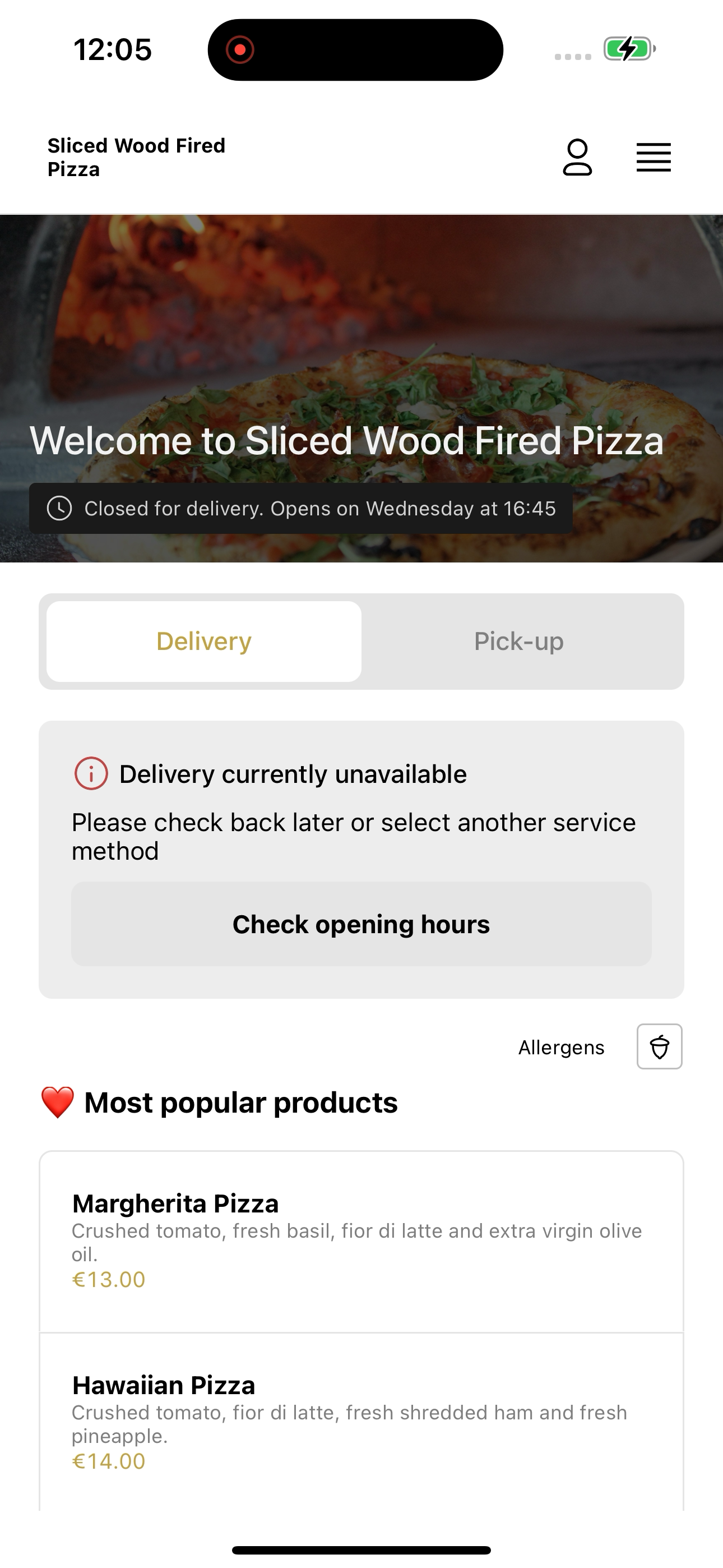 Sliced Wood Fired Pizza screenshot 6