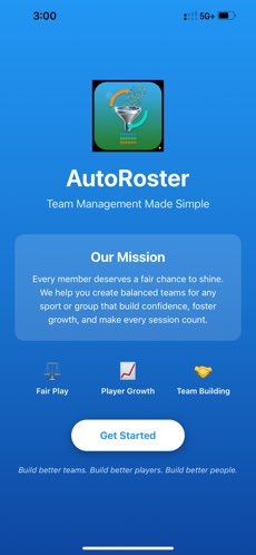 AutoRoster screenshot 2