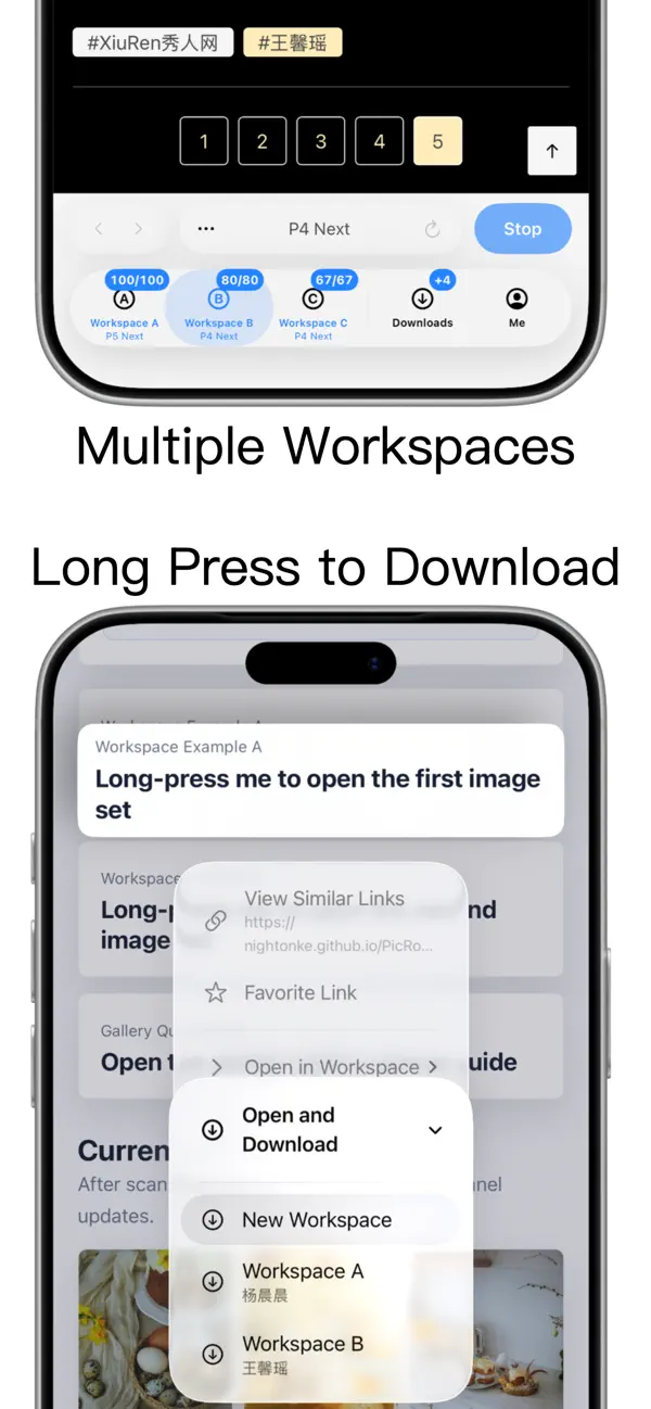 #3. PicRover: Bulk Web Image Saver (iOS) De: Weiping Huang