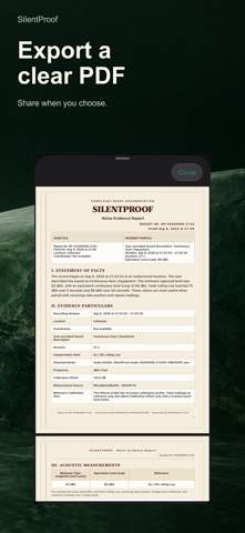 SilentProof: Noise Complaint Screenshot 3 of 3