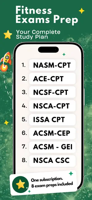 Fitness Exam by Rocket Prep screenshot 1