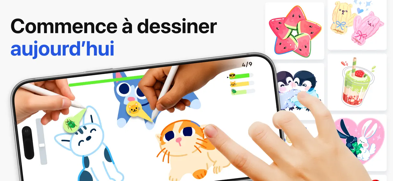 Screenshot #1 pour ArtWorkout: Jeux de Coloriage