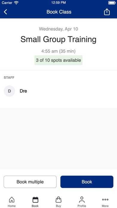 Dre 36 Fitness Studio Screenshot