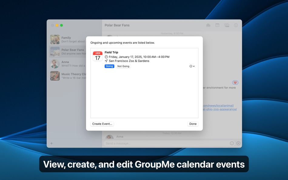 #7. Unite - GroupMe app (macOS) 来自: Furnace Creek Software LLC