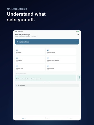 Anger Management: Calm Down iPad screenshot