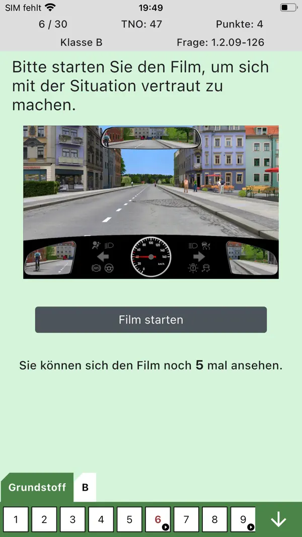 Fahrschule.de 2026 iPhone App Screenshot 4 – Bildung