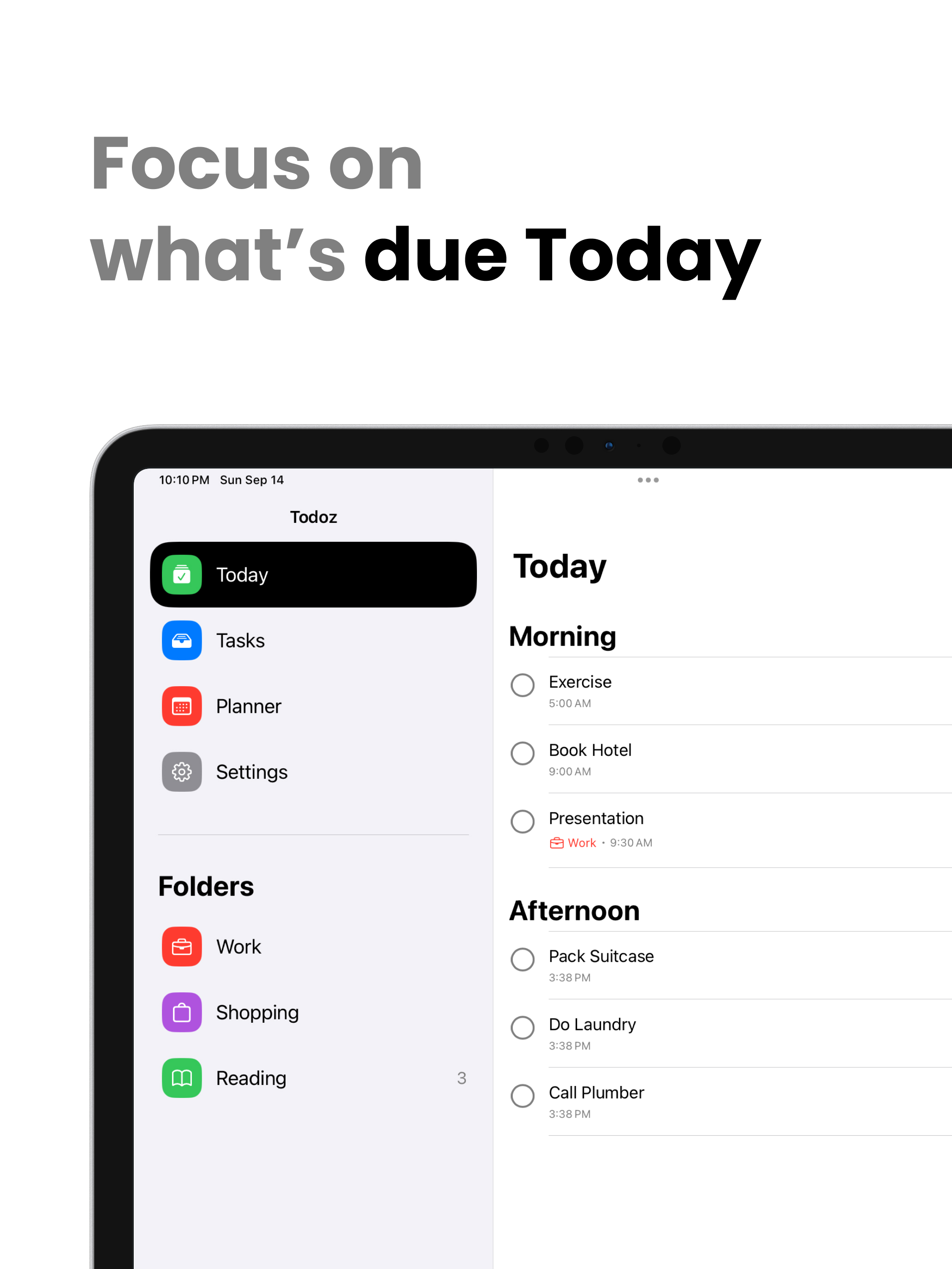 Weekly planner - Todoz