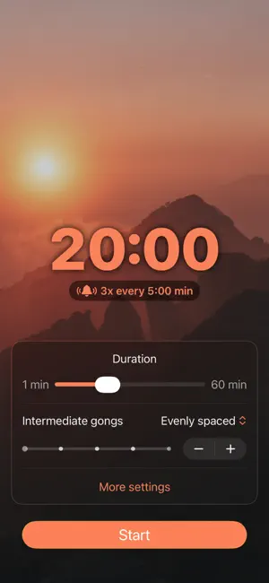 GongMeister: Meditation Timer screenshot 2