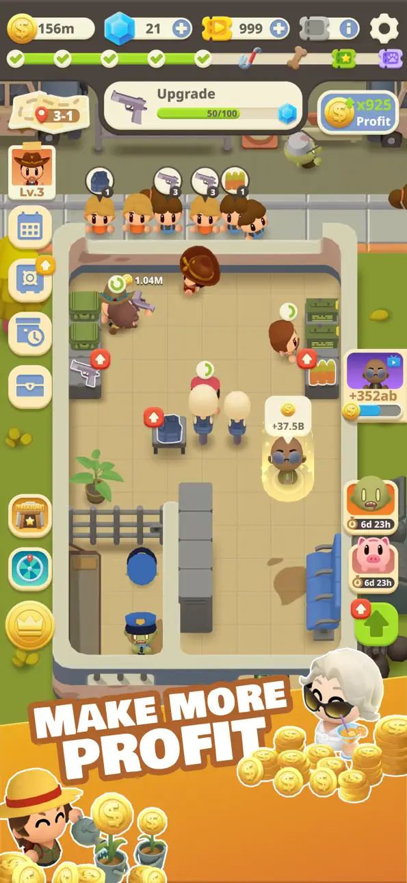Idle Zombie: Survival Station Hack screenshot 1 - iOS game interface