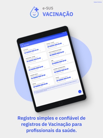 e-SUS Vacinação iPad screenshot 1
